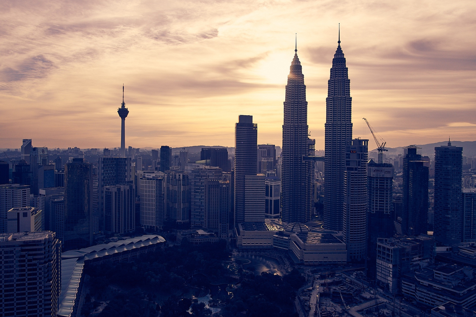 Kuala Lumpur Cityscape at Sunset